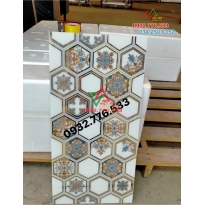 Gạch 30x60 hàng điểm trang trí hình lục giác cổ điển