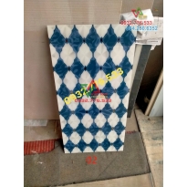 Gạch 30x60 hàng nhập khẩu Trung Quốc hình thoi màu xanh