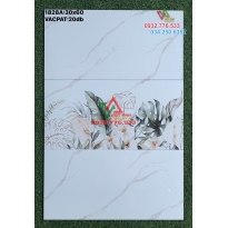 Gạch 30x60 hàng VN Apodio màu trắng khói