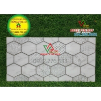 Gạch 30x60 ốp lát nhà vệ sinh nhũ bạc hình lục giác