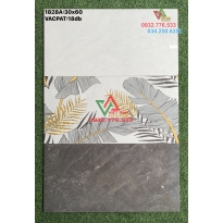 Gạch 30x60 ốp tường họa tiết hoa văn tinh tế lịch thiệp