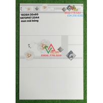 Gạch 30x60 ốp tường nhà họa tiết bông hoa trắng tại quận 2