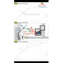 Gạch 40x80 màu trắng vân mây ốp phòng ngủ