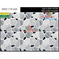 Gạch 50×50 sân vườn hiệu ứng sugar