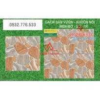 Gạch 50×50 sân vườn men mờ