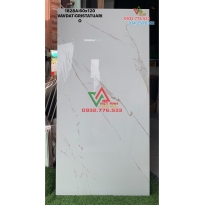 Gạch 60x120 bóng kiếng hàng nhập khẩu Ấn Độ màu trắng vân mây hàng cao cấp