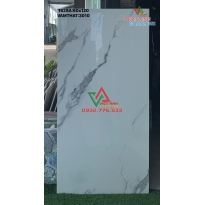 Gạch 60x120 đá bóng kiếng màu trắng vân mây hàng Ấn Độ tại Sóc Trăng