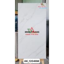 Gạch 60x120 đá bóng kiếng màu trắng vân sóng biển quận 10