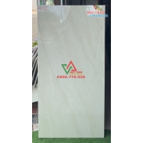 Gạch 60x120 đá bóng  kiếng toàn phần màu kem