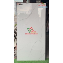 Gạch 60x120 khổ lớn đá bóng kiến màu trắng vân mây nhẹ hàng nhập