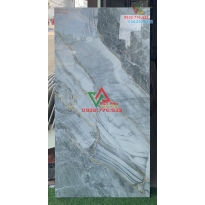 Gạch 60x120 TQ,Gạch bóng kiếng 60x120 màu đen vân cam mã LTP12807