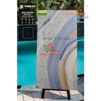 Gạch 60x120 lát nền sảnh villa màu sắc 3D