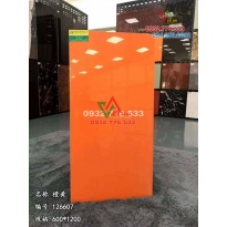 Gạch 60x120 màu cam sáng bóng