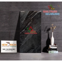 Gạch 60x120 màu đen vân trắng lát nền nhà hàng