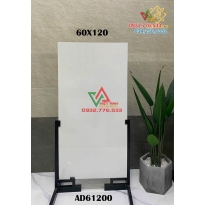 Gạch nhập khẩu 60x120 màu trắng vân khói ánh kim