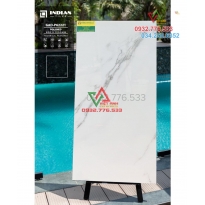 Gạch 60x120 màu trắng sọc xám sang chảnh