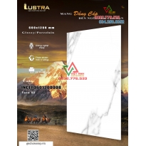 Gạch 60x120 màu trắng vân mây nhẹ