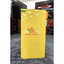 Gạch 60x120 màu vàng trơn bóng siêu sang