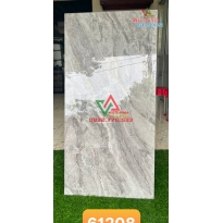 Gạch 60x120 màu xám bóng kiếng ốp cầu thang tại Tân Bình