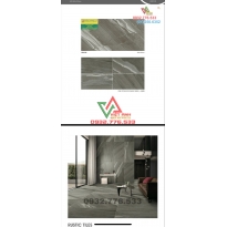 Gạch 60x120 màu xám ốp nền nhà