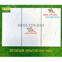 Gạch 60x120 mờ mịn trắng sọc hàng nhập khẩu BF26308