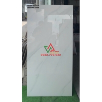 GẠCH 60X120 TRẮNG VÂN MÂY XÁM BÓNG KIẾNG CAO CẤP ẤN ĐỘ