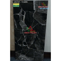 Gạch 60x120 vân đá kim cương màu đen