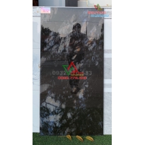 Gạch 60x120 vân đen hàng bóng granite sang trọng