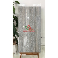 Gạch 60x120 Xám Ghi Vân Gỗ Nứt Bề Mặt Bóng