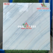 Gạch 60x60 đá bóng kiếng màu xanh trắng