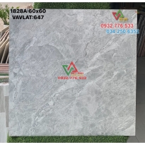 Gạch 60x60 mã 647 bóng kiếng màu xám bán chạy nhất năm