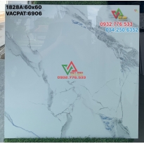 Gạch 60x60 màu trắng vân khói đá granite