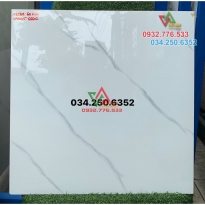 Gạch 60x60 màu trắng vân khói nhẹ hàng chất lượng