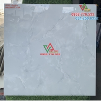 Gạch 60x60 màu xanh nhạt cẩm thạch bóng kiếng