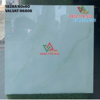 Gạch 60x60 trang trí nền nhà màu xanh ngọc nhạt sang trọng