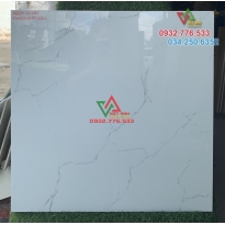 Gạch 60x60 trắng vân mây nhẹ ốp lát khách sạn