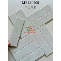 Gạch 6x20 trang trí màu xám trắng