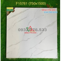 Gạch 75x150 màu trắng vân mây sang đẹp F15761