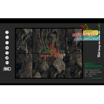 Gạch 80x120 màu nâu sang trọng đá granite