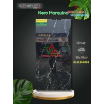 Gạch 80×160 Apodio màu đen vân trắng Nero Marquina