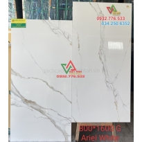 Gạch 80×160 color Ariel White nhập khẩu Ấn Độ