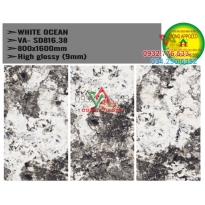 Gạch 80x160 đá bóng kiếng màu trắng xám