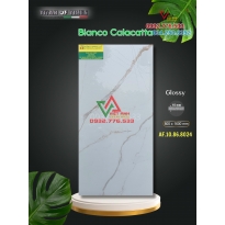 Gạch 80x160 glossy Bianco Calacatta