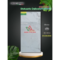 Gạch 80x160 gloss Statuario Delicato