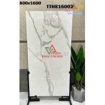 Gạch 80x160 hàng nhập khẩu Ấn Độ màu trắng khói