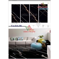 Gạch 80×160 màu đen sọc trắng đá bóng