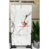 Gạch 80x160 màu trắng vân đen sang xịn