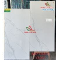 Gạch 80x160 màu trắng vân khói đá bóng kiếng Y6201