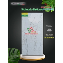 Gạch 80x160 đá bóng kiếng toàn phần Statuario Delicato hàng VN