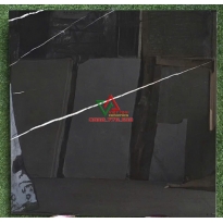 Gạch 80x80 bóng kiếng Ấn Độ màu đen vân trắng tối giản